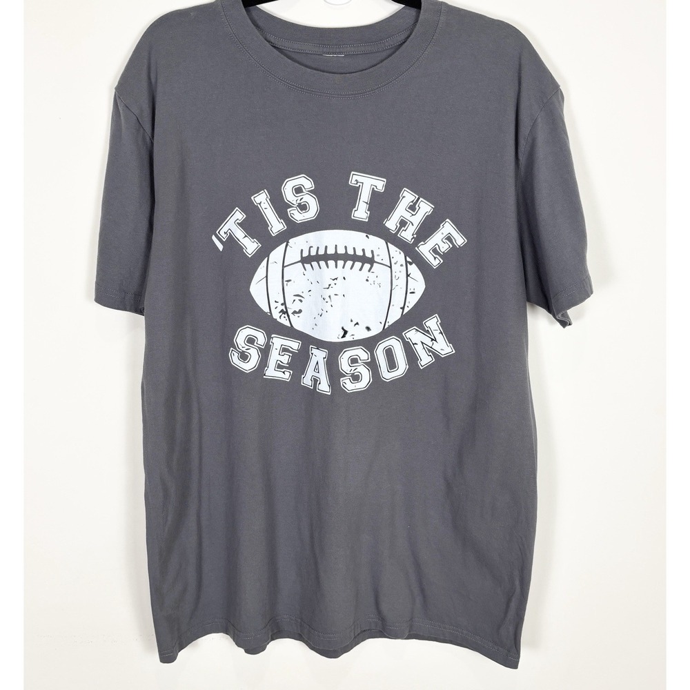 'Tis The Season Football Shirt – Distressed Game Day Tee XL